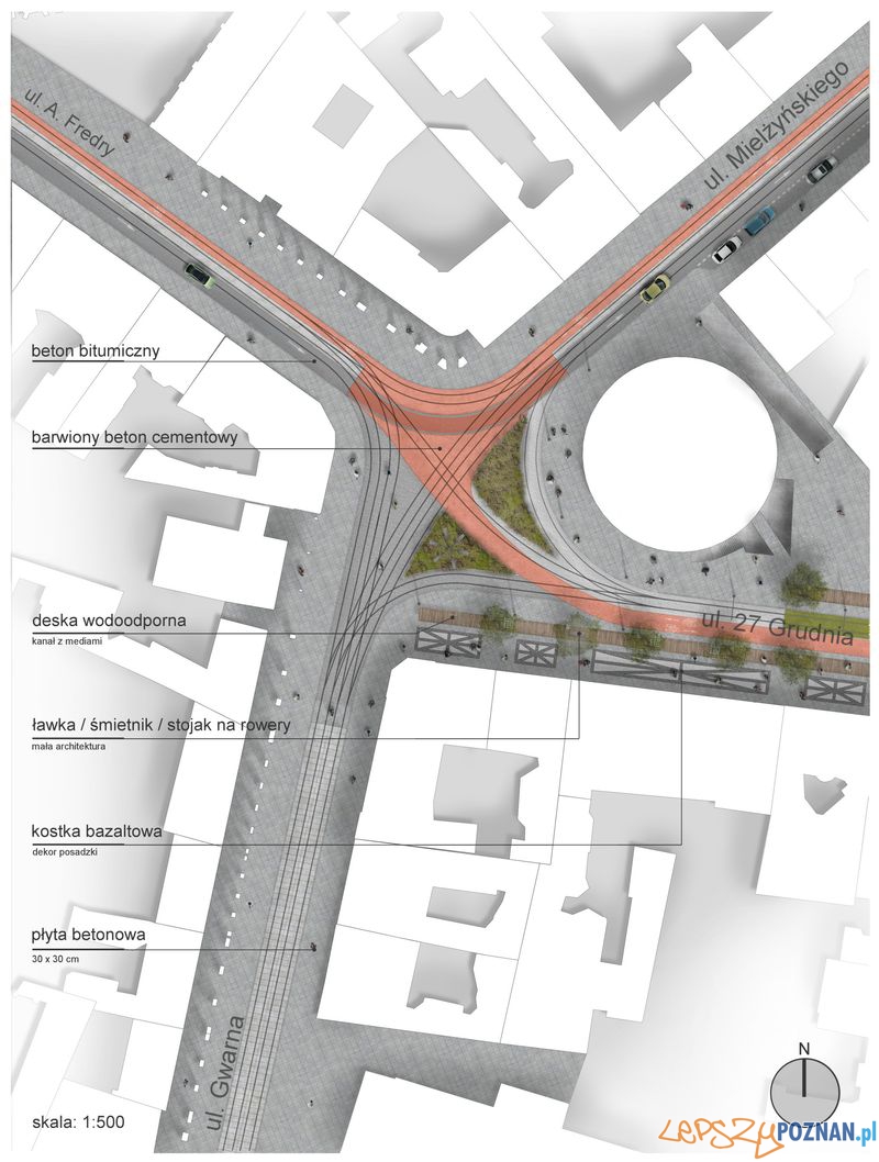 Projekt rewitalizacji centrum (3) Foto: UMP Projekt rewitalizacji centrum (3) Foto: UMP