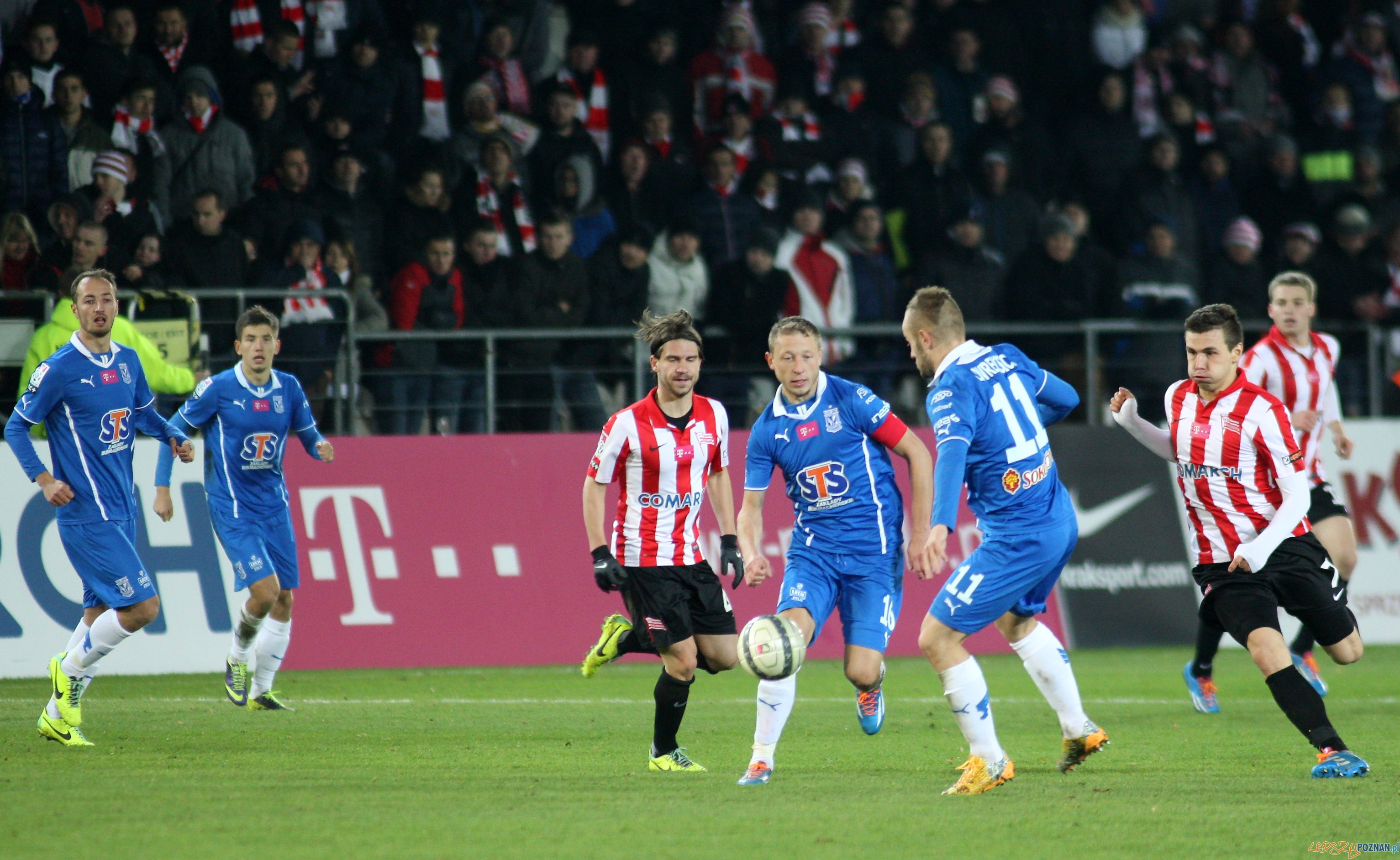 Cracovia - Lech Poznań 1:6 - Kraków 25.11.2013 r. Foto: X-News Cracovia - Lech Poznań 1:6 - Kraków 25.11.2013 r. Foto: X-News