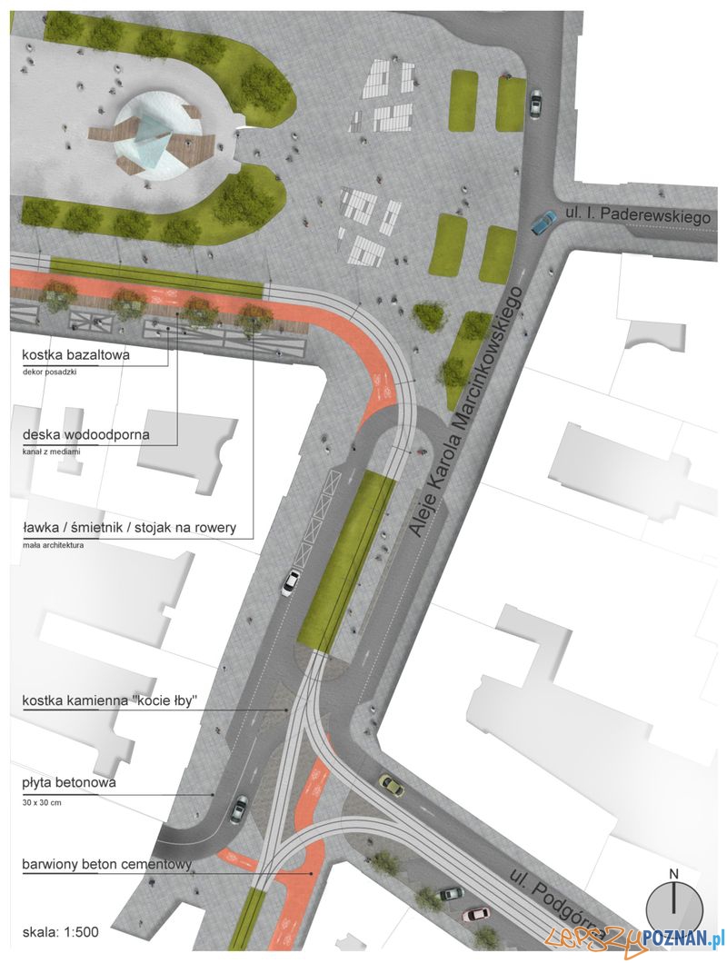 Projekt rewitalizacji centrum (5) Foto: UMP Projekt rewitalizacji centrum (5) Foto: UMP