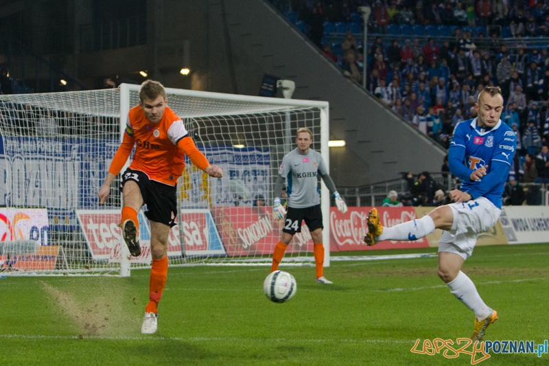 18. kolejka T-Mobile Ekstraklasy - Lech Poznań - Zagłębie Lubin, 30.11.2013 r. (Gergo Lovrencsics, Bartosz Rymaniak) Foto: lepszyPOZNAN.pl / Piotr Rychter 18. kolejka T-Mobile Ekstraklasy - Lech Poznań - Zagłębie Lubin, 30.11.2013 r. (Gergo Lovrencsics, Bartosz Rymaniak) Foto: lepszyPOZNAN.pl / Piotr Rychter