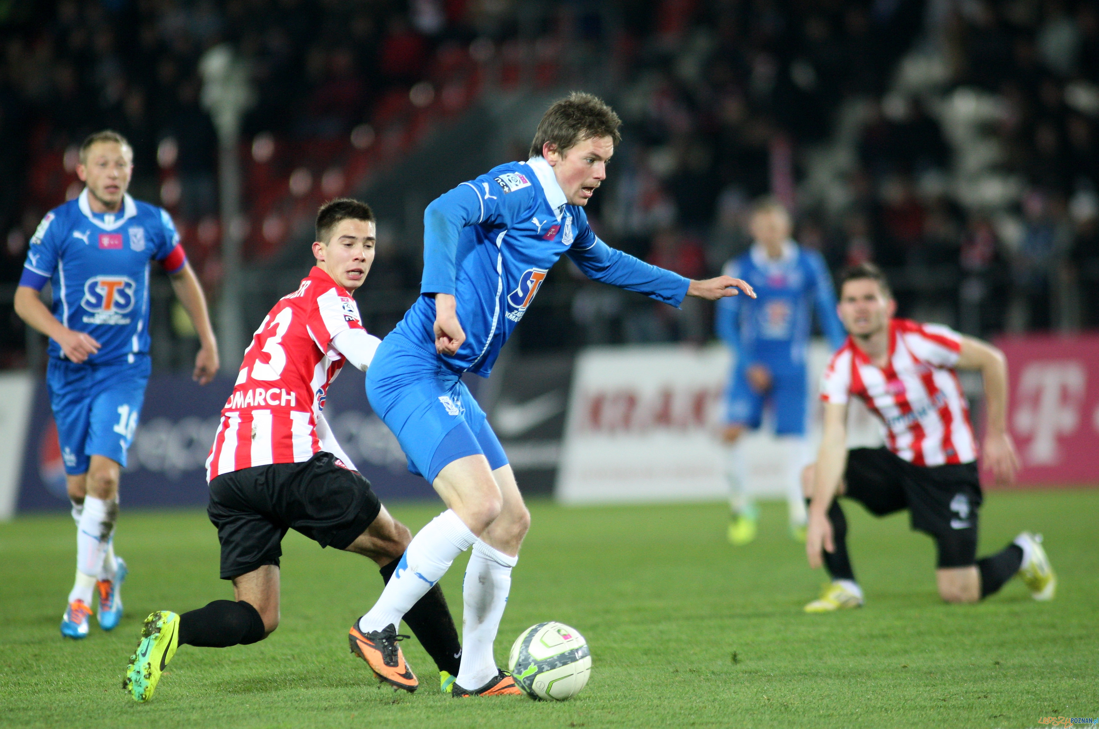 Cracovia - Lech Poznań 1:6 - Kraków 25.11.2013 r. Foto: X-News Cracovia - Lech Poznań 1:6 - Kraków 25.11.2013 r. Foto: X-News