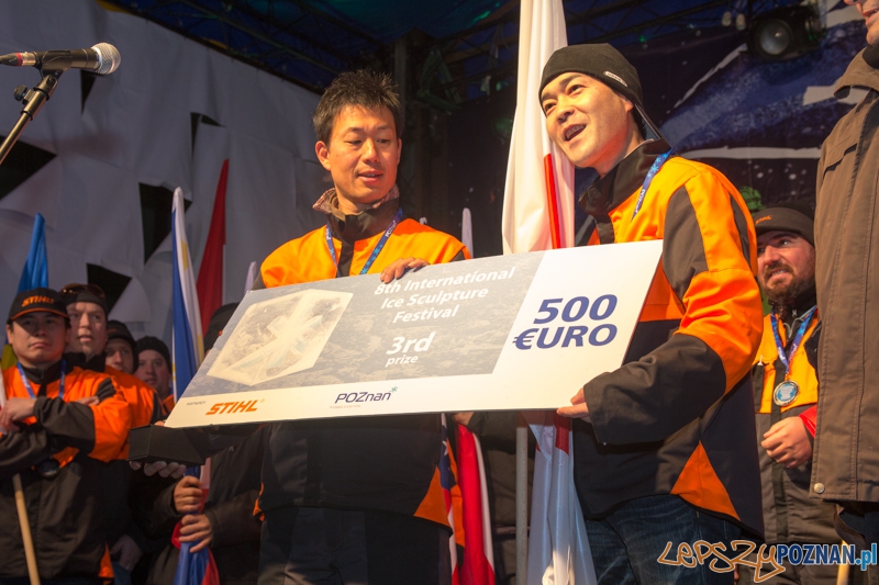 Wręczenie nagród Festiwalu Rzeźby Lodowej Foto: lepszyPOZNAN.pl / Piotr Rychter Wręczenie nagród Festiwalu Rzeźby Lodowej Foto: lepszyPOZNAN.pl / Piotr Rychter