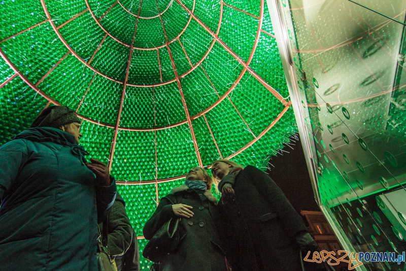 Miejska ekochoinka już rozświetlona - Poznań 14.12.2013 r. Foto: LepszyPOZNAN.pl / Paweł Rychter Miejska ekochoinka już rozświetlona - Poznań 14.12.2013 r. Foto: LepszyPOZNAN.pl / Paweł Rychter