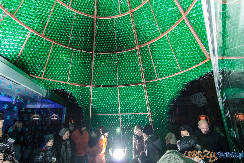 Miejska ekochoinka już rozświetlona - Poznań 14.12.2013 r. Foto: LepszyPOZNAN.pl / Paweł Rychter Miejska ekochoinka już rozświetlona - Poznań 14.12.2013 r. Foto: LepszyPOZNAN.pl / Paweł Rychter