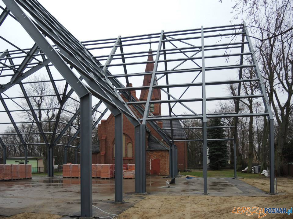 Prace przy budowie nowej części kościoła w Rokietnicy Foto: Front Architects Prace przy budowie nowej części kościoła w Rokietnicy Foto: Front Architects