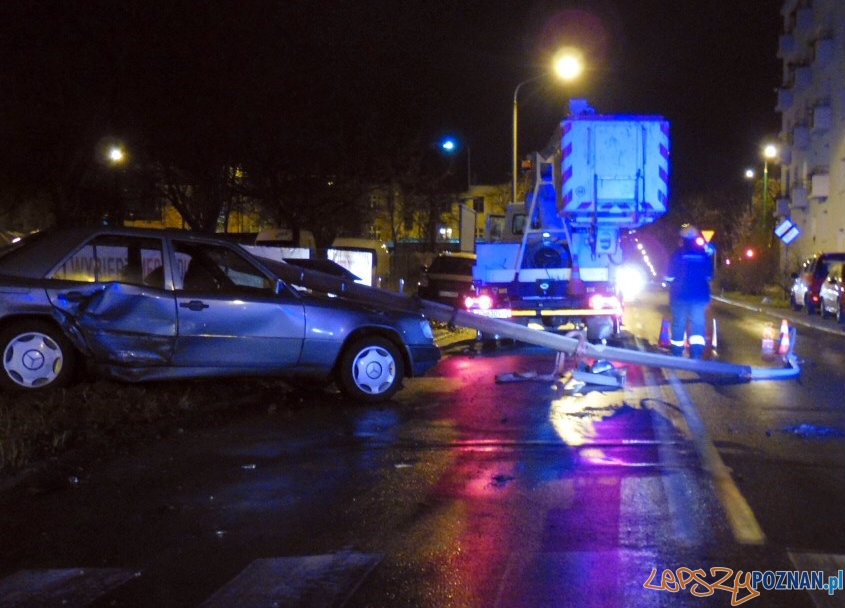 Wypadek na Łazarzu  Foto: lazarz.pl / Janusz Ludwiczak