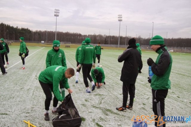 Przygotowania do treningu Warty Foto: Roger Gorączniak Przygotowania do treningu Warty Foto: Roger Gorączniak