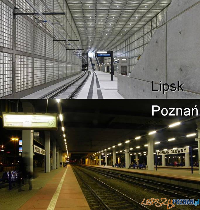 Znajdź trzy różnice Foto: Facebook.com / Jaki Poznań Główny? Znajdź trzy różnice Foto: Facebook.com / Jaki Poznań Główny?