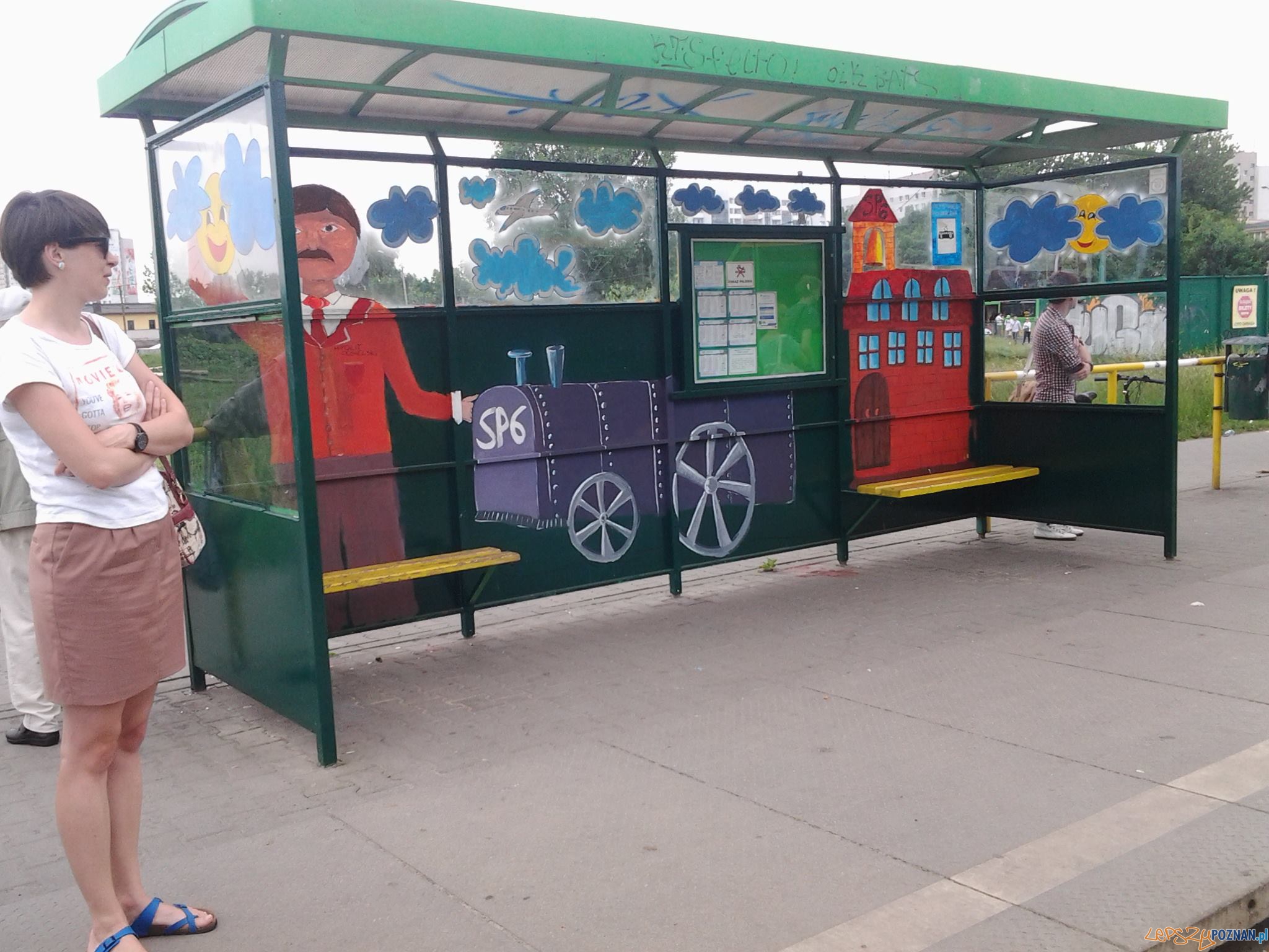 Przystanek jak malowany Foto: facebook / Przystanek.Folwarczna Przystanek jak malowany Foto: facebook / Przystanek.Folwarczna