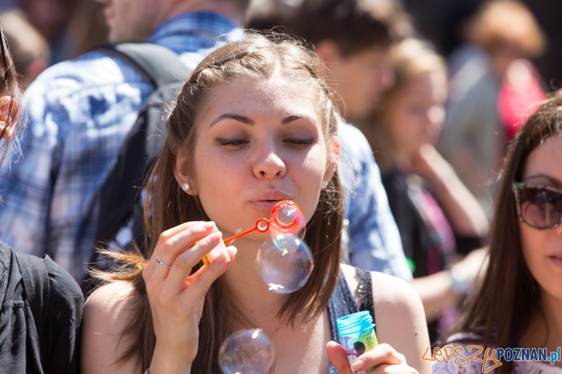 Bańki mydlane na Starym Rynku Foto: lepszyPOZNAN.pl / Piotr Rychter Bańki mydlane na Starym Rynku Foto: lepszyPOZNAN.pl / Piotr Rychter