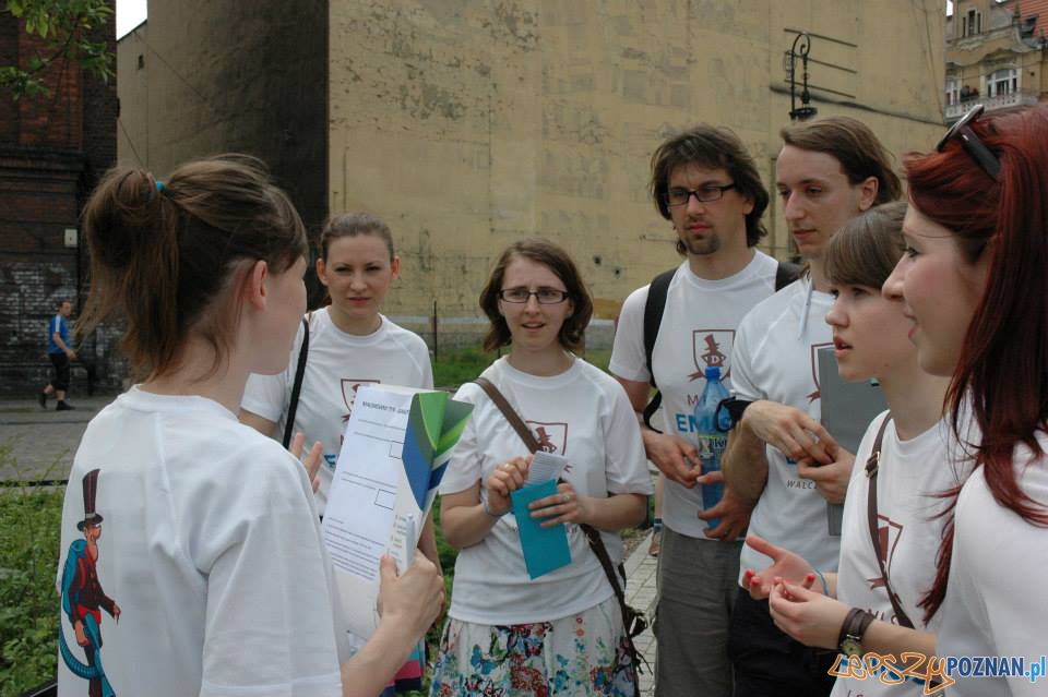 Uczestnicy gry miejskiej Foto: Abrys Uczestnicy gry miejskiej Foto: Abrys