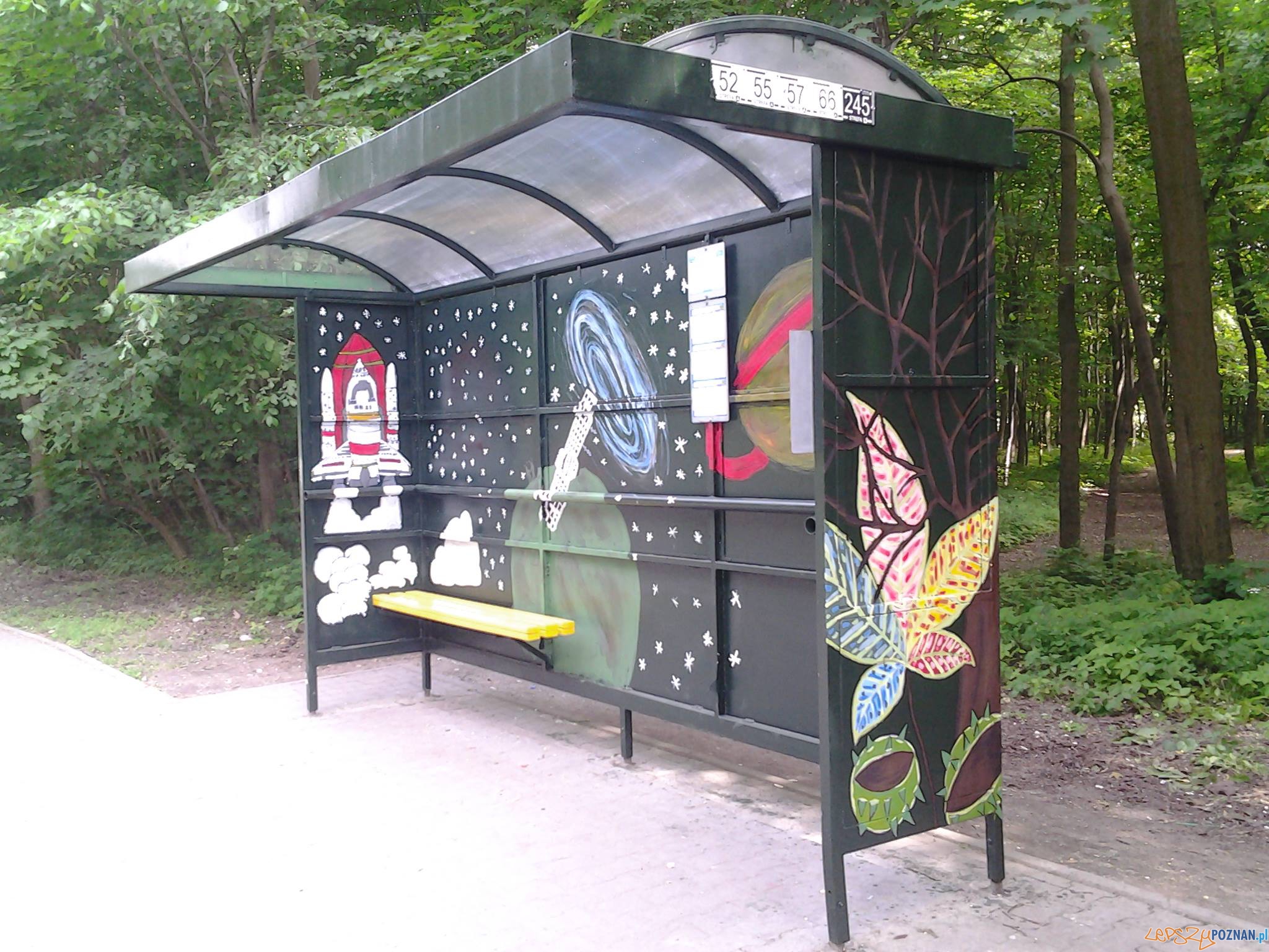 Przystanek jak malowany Foto: facebook / Przystanek.Folwarczna Przystanek jak malowany Foto: facebook / Przystanek.Folwarczna