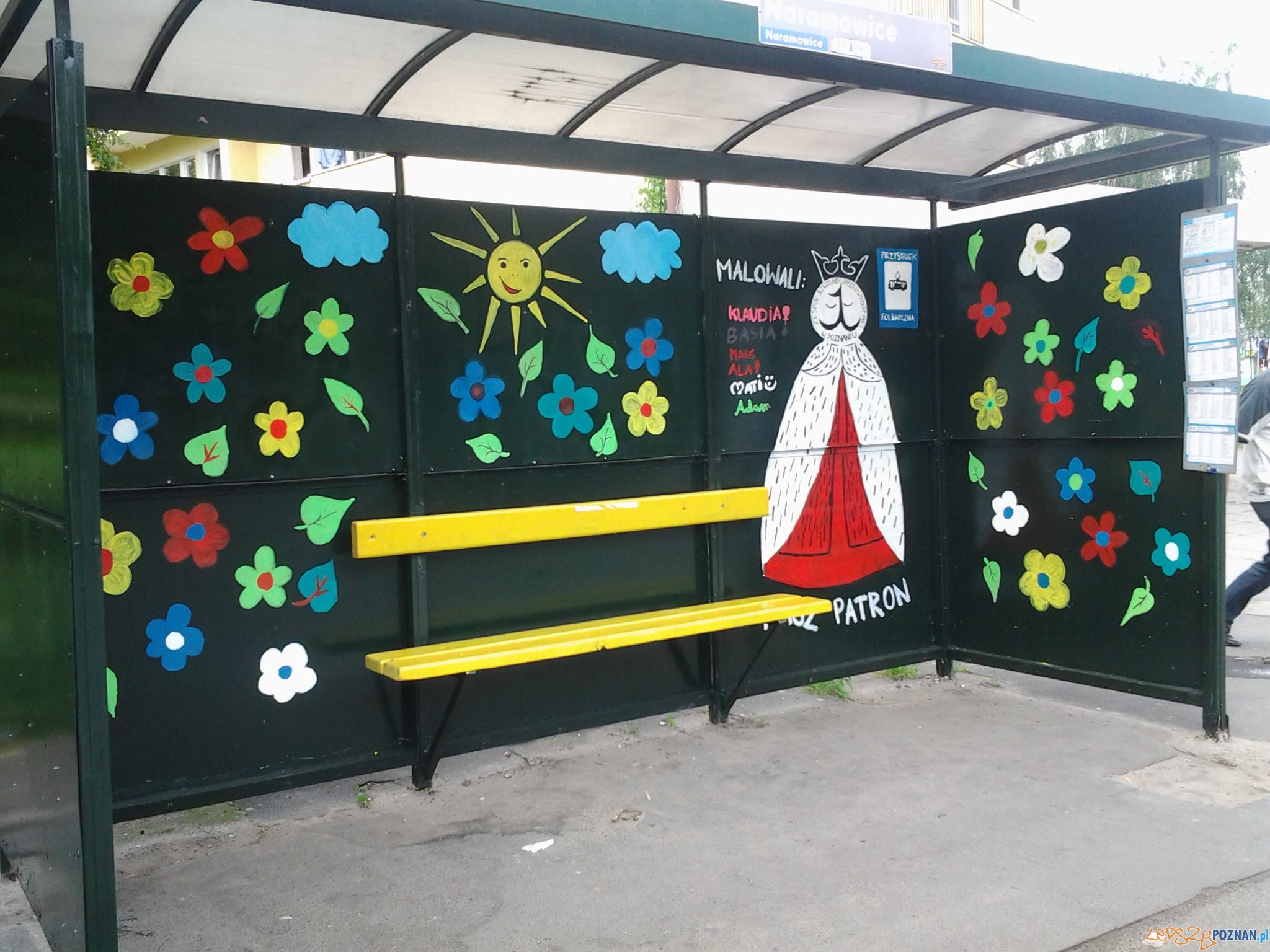 Przystanek jak malowany Foto: facebook / Przystanek.Folwarczna Przystanek jak malowany Foto: facebook / Przystanek.Folwarczna
