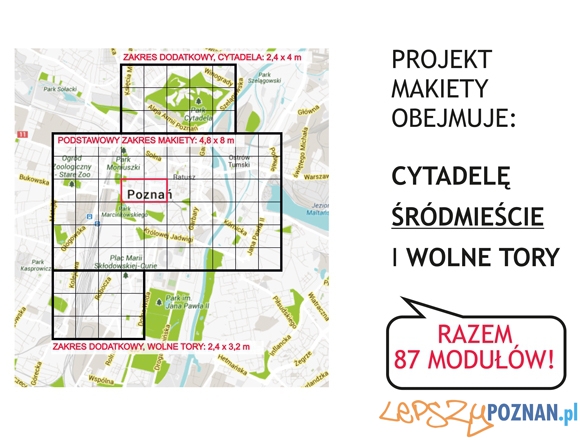 Makieta wspolczesnego Poznania Foto: Polak Potrafi Makieta wspolczesnego Poznania Foto: Polak Potrafi