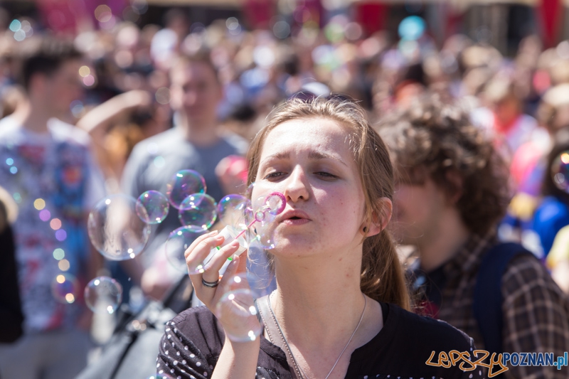 Bańki mydlane na Starym Rynku Foto: lepszyPOZNAN.pl / Piotr Rychter Bańki mydlane na Starym Rynku Foto: lepszyPOZNAN.pl / Piotr Rychter