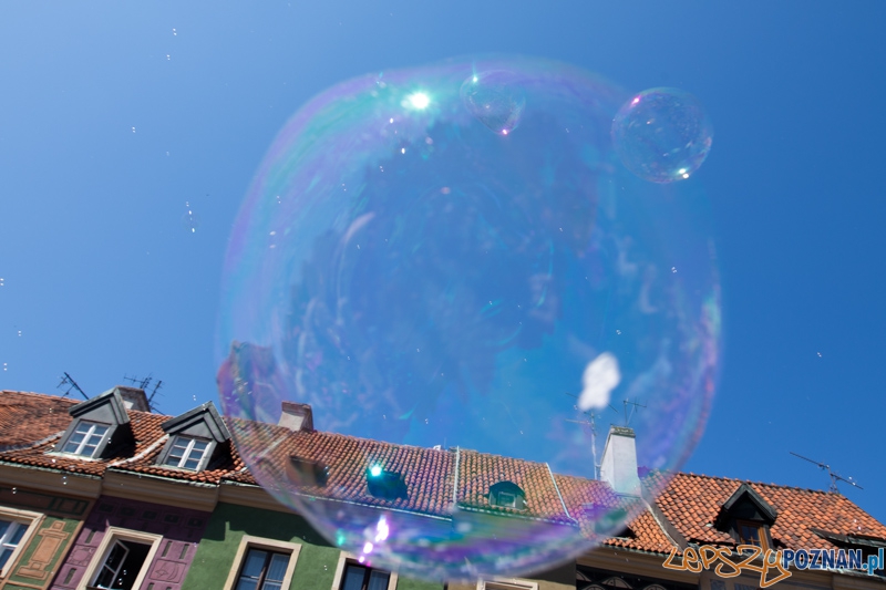 Bańki mydlane na Starym Rynku Foto: lepszyPOZNAN.pl / Piotr Rychter Bańki mydlane na Starym Rynku Foto: lepszyPOZNAN.pl / Piotr Rychter