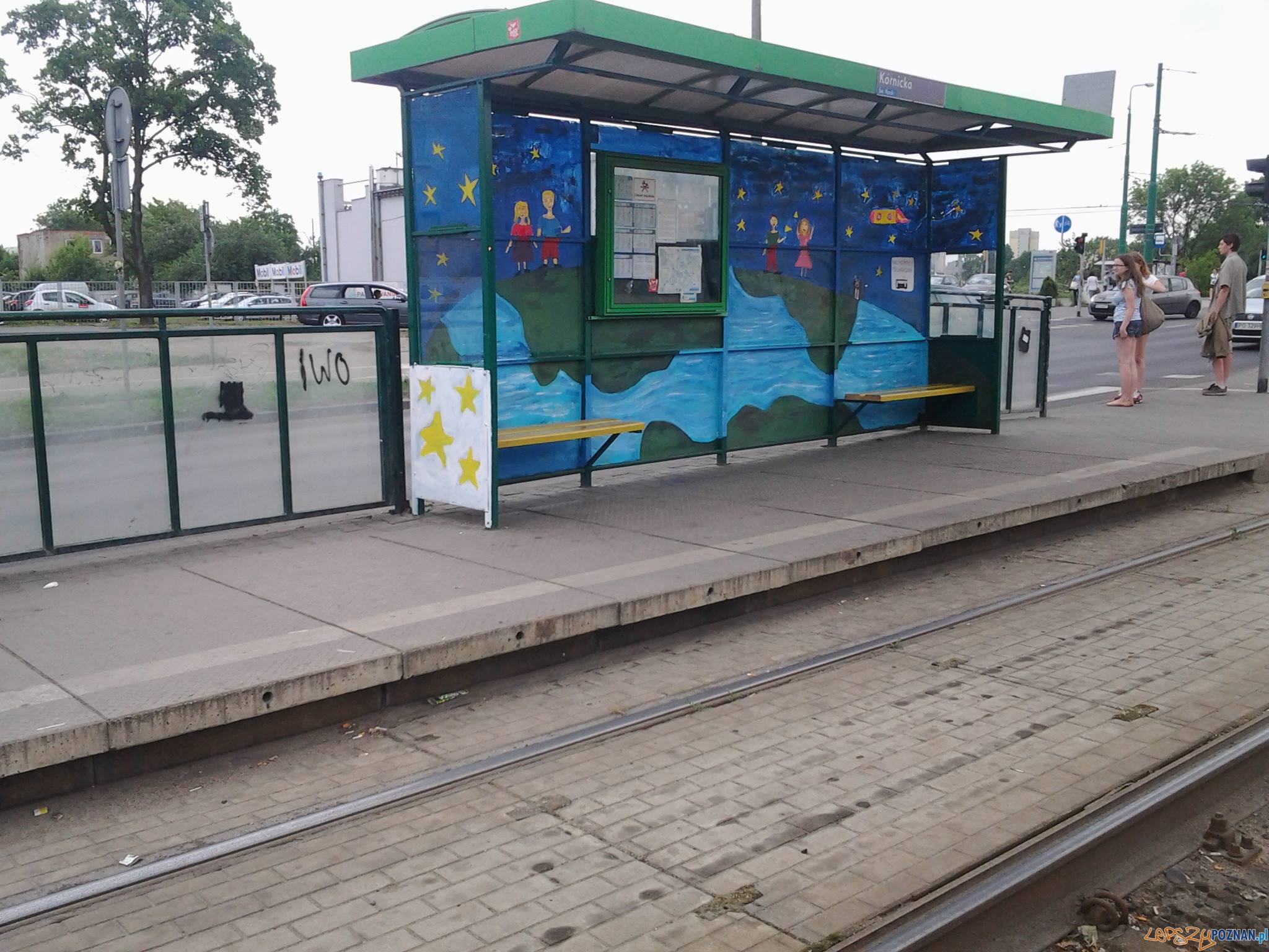 Przystanek jak malowany Foto: facebook / Przystanek.Folwarczna Przystanek jak malowany Foto: facebook / Przystanek.Folwarczna