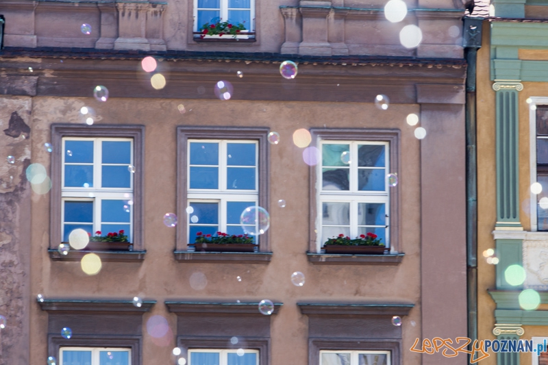 Bańki mydlane na Starym Rynku Foto: lepszyPOZNAN.pl / Piotr Rychter Bańki mydlane na Starym Rynku Foto: lepszyPOZNAN.pl / Piotr Rychter