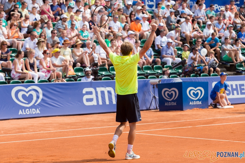 Poznan Open 2014 - Blaz Rola vs David Goffin  Foto: lepszyPOZNAN.pl / Piotr Rychter