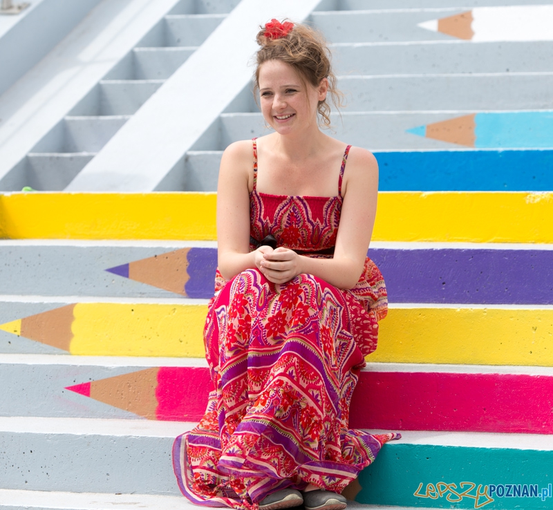 Kolorowe schody Foto: lepszyPOZNAN.pl / Piotr Rychter Kolorowe schody Foto: lepszyPOZNAN.pl / Piotr Rychter