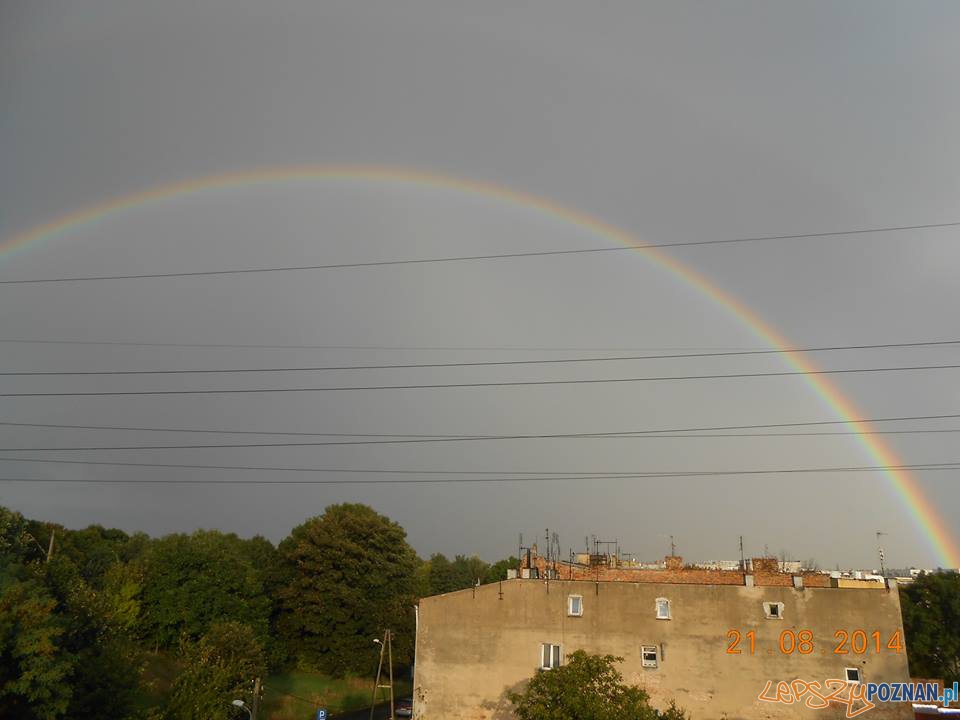 Tęcza nad Poznaniem Foto: Katarzyna Skowrońska Tęcza nad Poznaniem Foto: Katarzyna Skowrońska