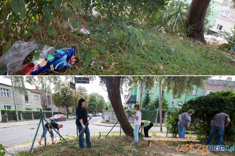 Przed i po Foto: lepszyPOZNAN.pl / Piotr Rychter Przed i po Foto: lepszyPOZNAN.pl / Piotr Rychter