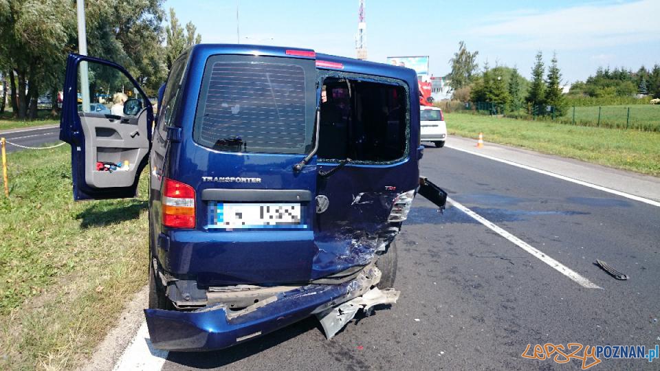 Wypadek na ul. Krzywoustego Foto: JRG 6 / mł. kpt. Paweł Zieliński Wypadek na ul. Krzywoustego Foto: JRG 6 / mł. kpt. Paweł Zieliński