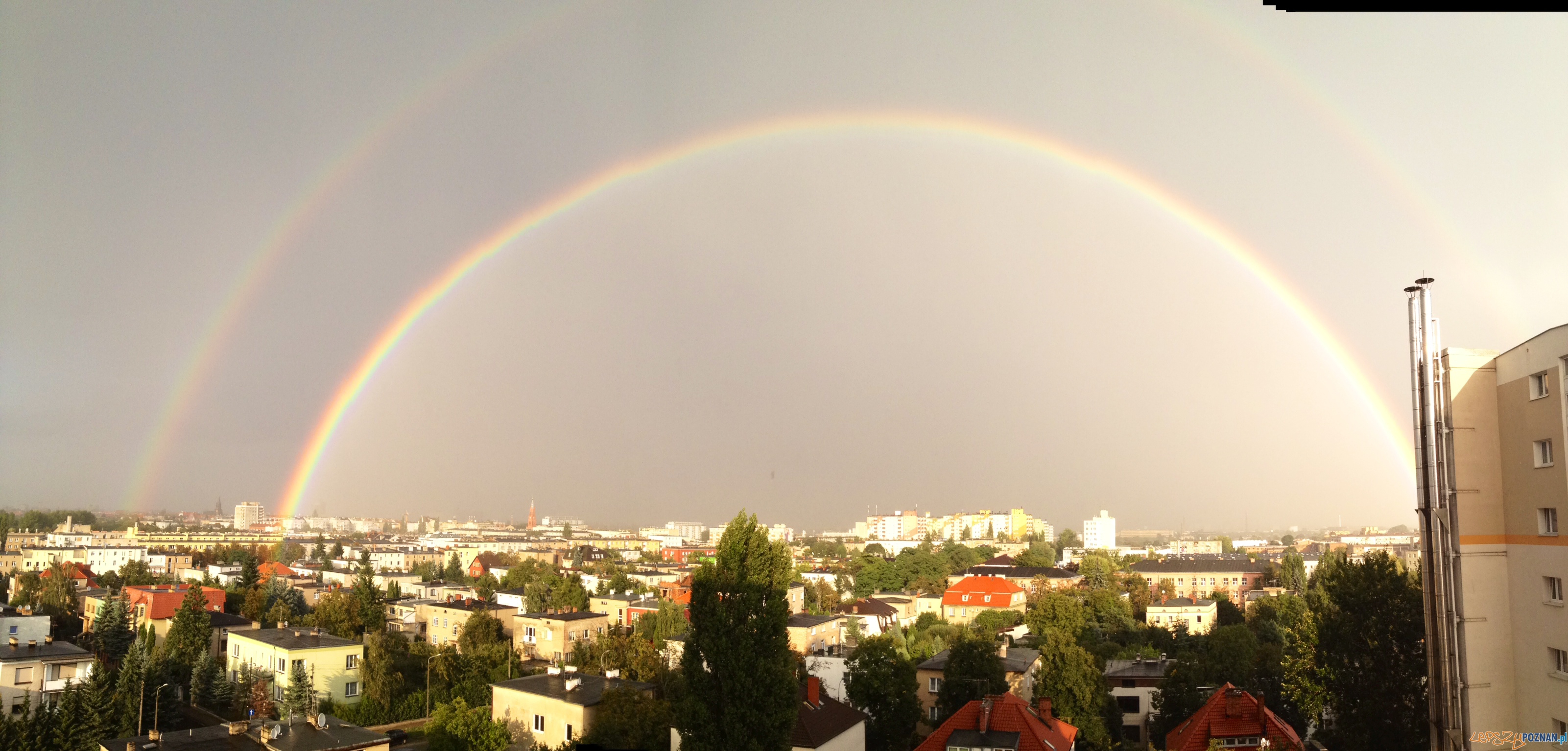 Tęcza nad Poznaniem Foto: Patrycja Tęcza nad Poznaniem Foto: Patrycja