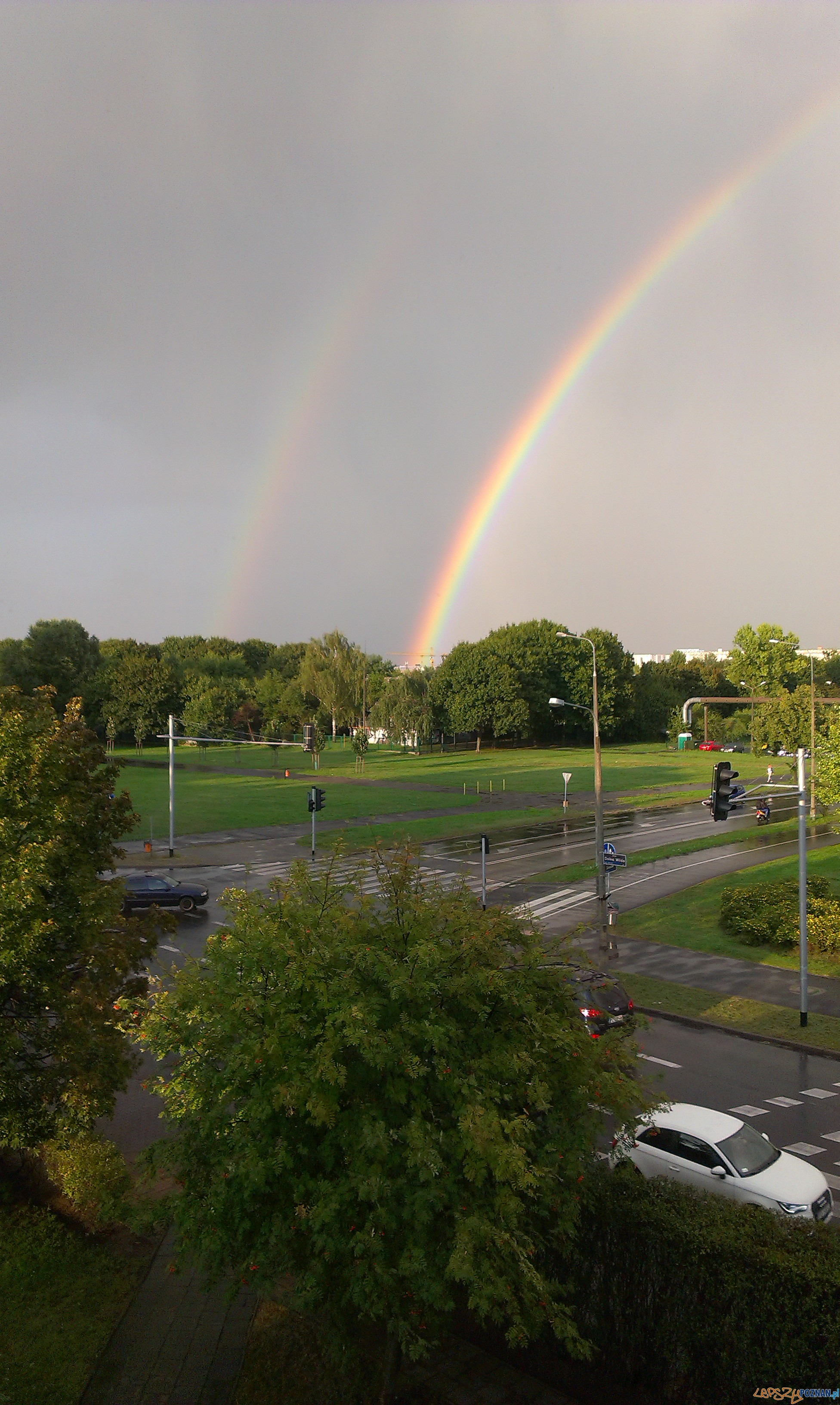 Tęcza nad Poznaniem Foto: Iwona Majcher Tęcza nad Poznaniem Foto: Iwona Majcher