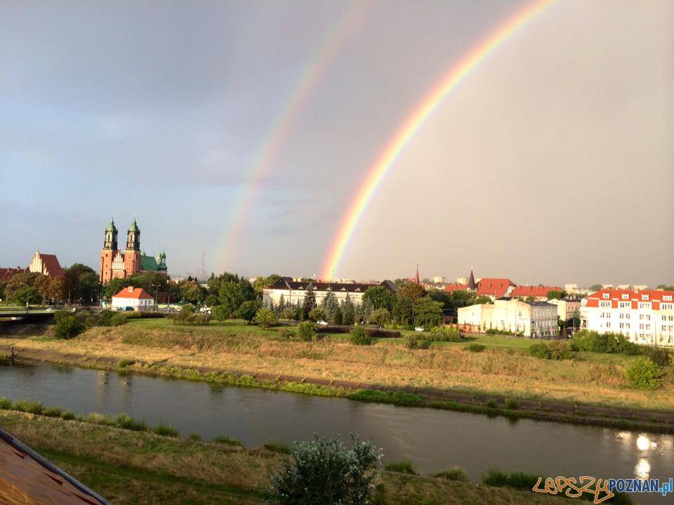 Tęcza nad Poznaniem Foto: Liwia Mac Tęcza nad Poznaniem Foto: Liwia Mac
