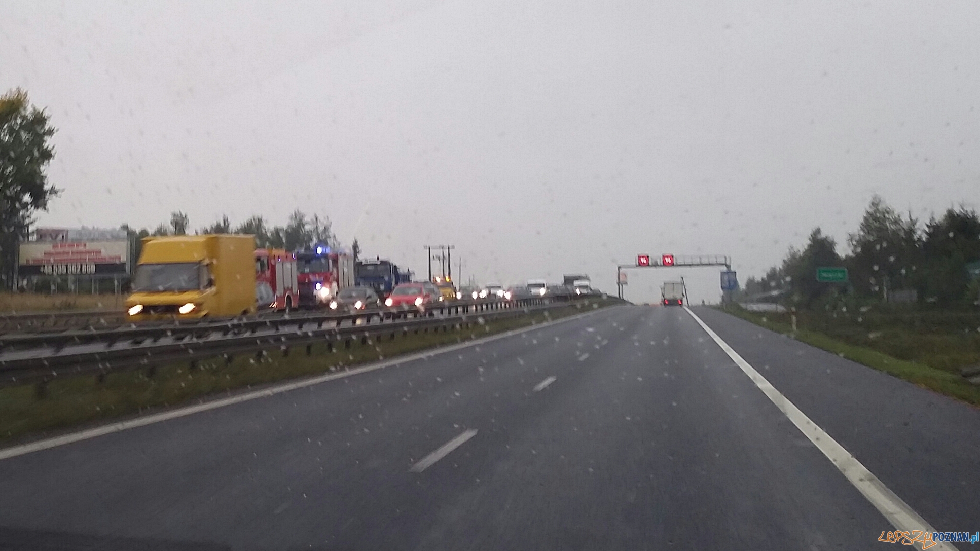 Wypadek k/Gądek  Foto: Andrzej