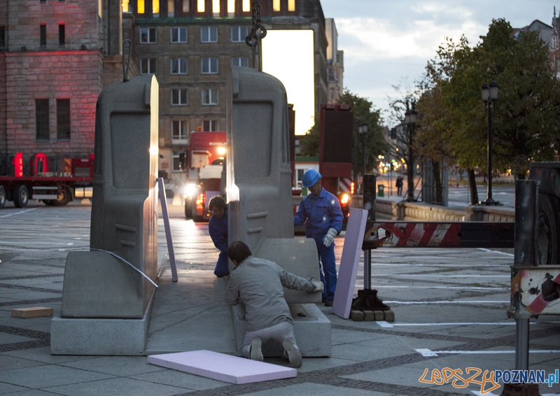 "Oko pamięci" autorstwa Horsta Hoheisela i Andreasa Knitza - Poznań 10.09.2014 r. Foto: Leszek Jańczak © CK ZAMEK "Oko pamięci" autorstwa Horsta Hoheisela i Andreasa Knitza - Poznań 10.09.2014 r. Foto: Leszek Jańczak © CK ZAMEK