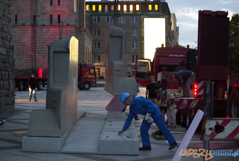 "Oko pamięci" autorstwa Horsta Hoheisela i Andreasa Knitza - Poznań 10.09.2014 r. Foto: Leszek Jańczak © CK ZAMEK "Oko pamięci" autorstwa Horsta Hoheisela i Andreasa Knitza - Poznań 10.09.2014 r. Foto: Leszek Jańczak © CK ZAMEK