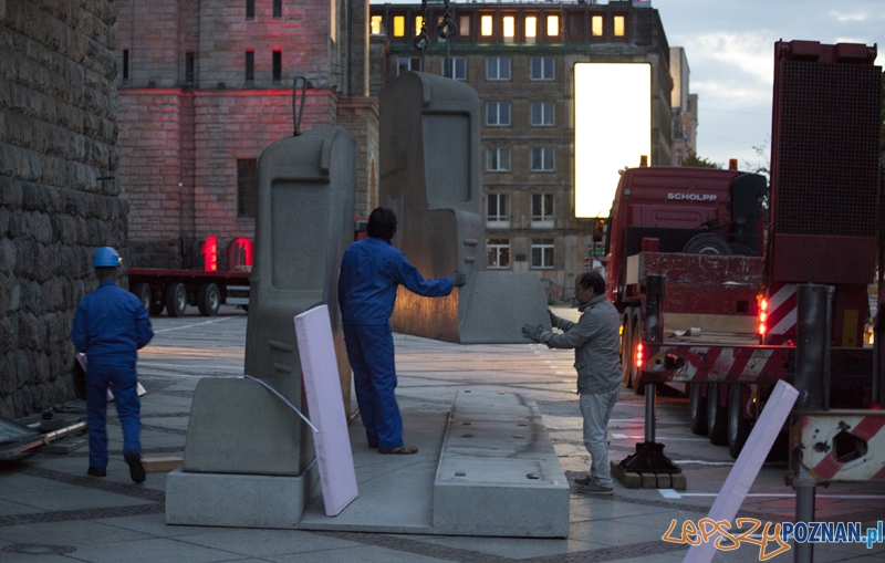 "Oko pamięci" autorstwa Horsta Hoheisela i Andreasa Knitza - Poznań 10.09.2014 r. Foto: Leszek Jańczak © CK ZAMEK "Oko pamięci" autorstwa Horsta Hoheisela i Andreasa Knitza - Poznań 10.09.2014 r. Foto: Leszek Jańczak © CK ZAMEK