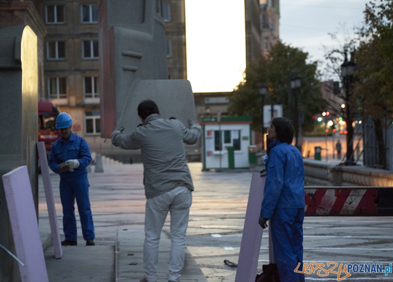 "Oko pamięci" autorstwa Horsta Hoheisela i Andreasa Knitza - Poznań 10.09.2014 r. Foto: Leszek Jańczak © CK ZAMEK "Oko pamięci" autorstwa Horsta Hoheisela i Andreasa Knitza - Poznań 10.09.2014 r. Foto: Leszek Jańczak © CK ZAMEK