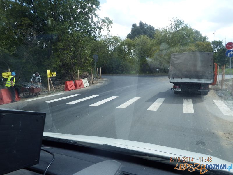 Droga_tymczasowa na budowę Posnani  Foto: materiały inwestora