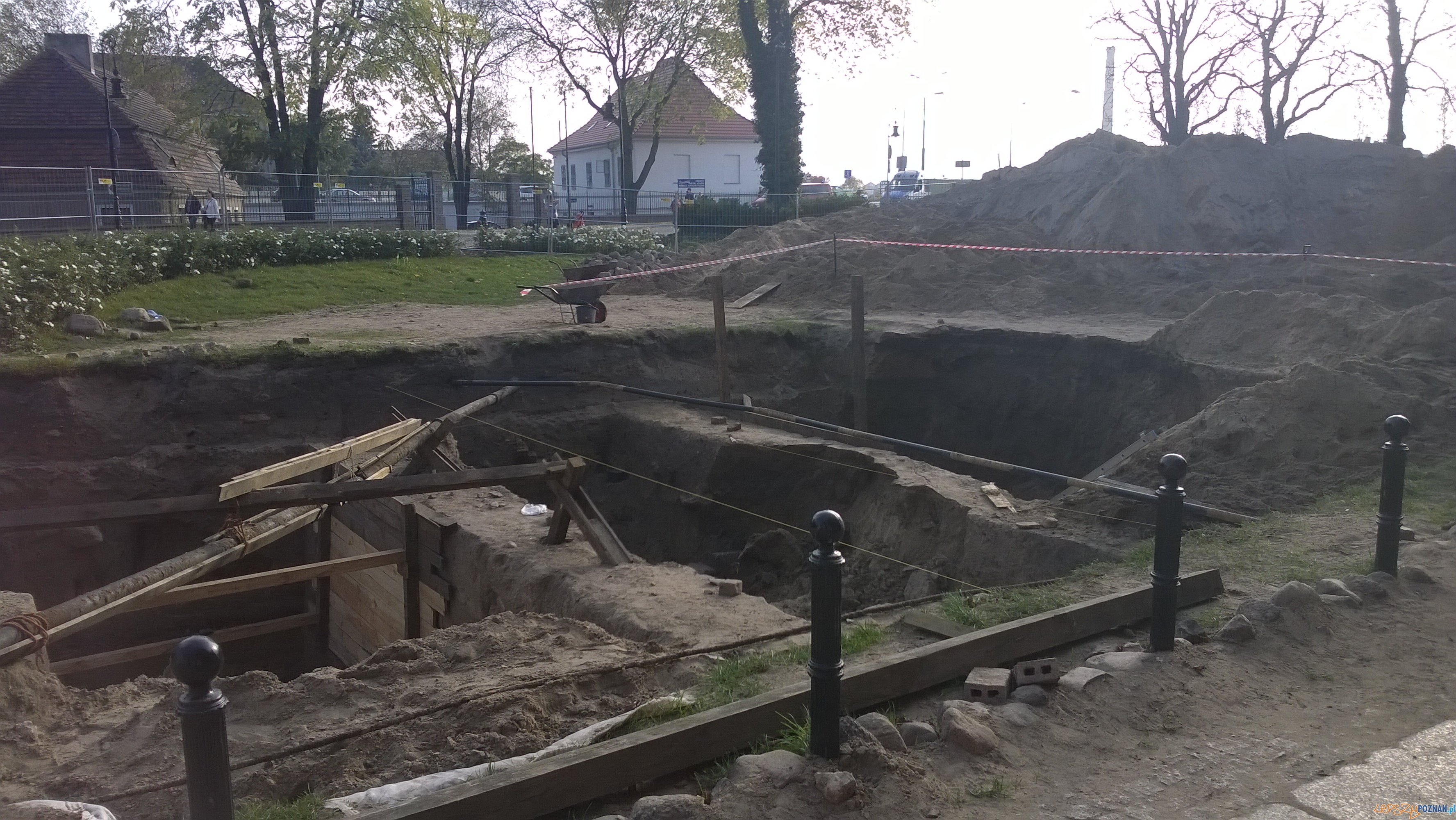 Wypadek na Ostrowie Tumskim (1) Foto: TD Wypadek na Ostrowie Tumskim (1) Foto: TD