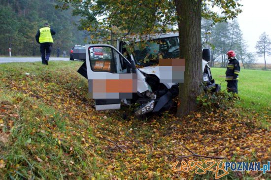 Wypadek w miejscowości Kuklinów Foto: Szymon Kujawa Wypadek w miejscowości Kuklinów Foto: Szymon Kujawa