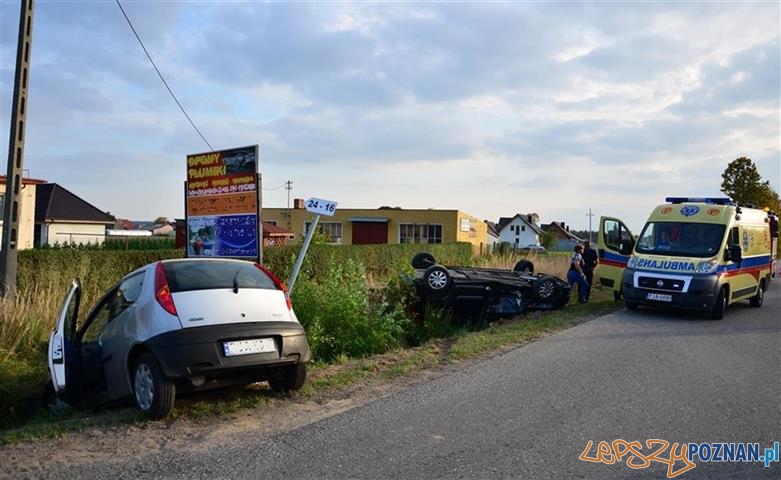 Wypadek w Żerkowie Foto: Adam Majewski Wypadek w Żerkowie Foto: Adam Majewski