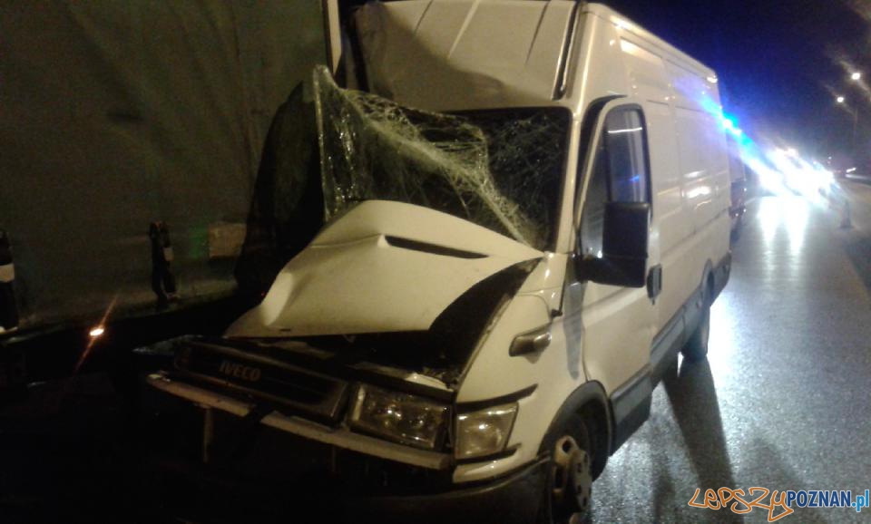 Wypadek na A2  Foto: JRG 6