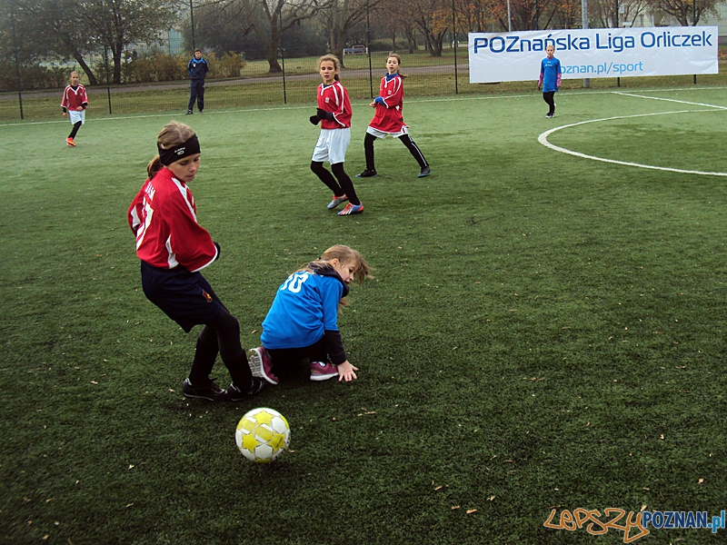 Dziewczyny grają w futbol  Foto: SP Dąbrowa