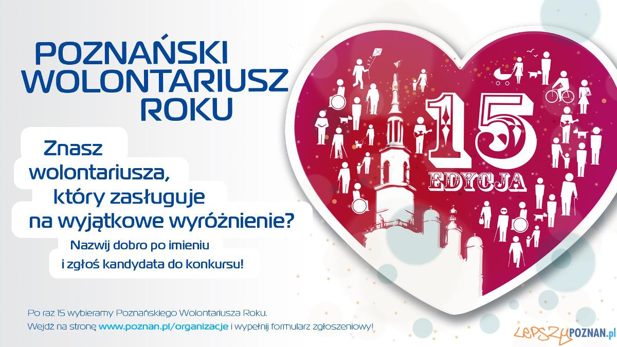 Poznański Wolontarusz Roku 2014 (plakat) Foto: mat. pras. Poznański Wolontarusz Roku 2014 (plakat) Foto: mat. pras.