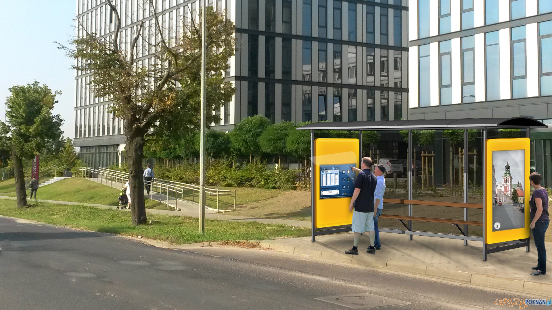 Interaktywny-przystanek Foto: UMP Interaktywny-przystanek Foto: UMP