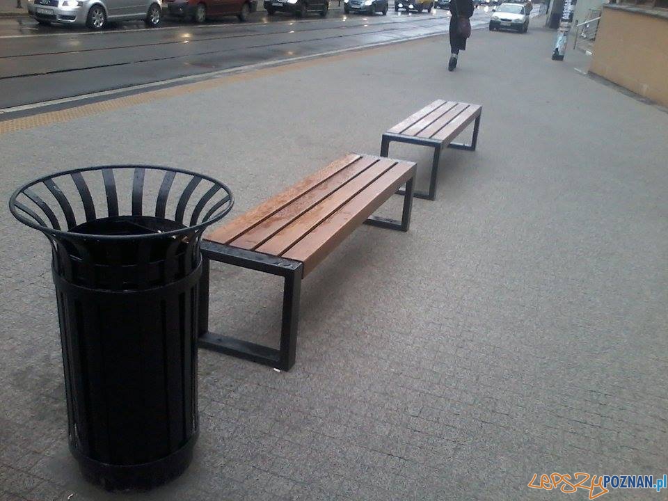 Ławki na Strzeleckiej Foto: Paweł Sztando Ławki na Strzeleckiej Foto: Paweł Sztando