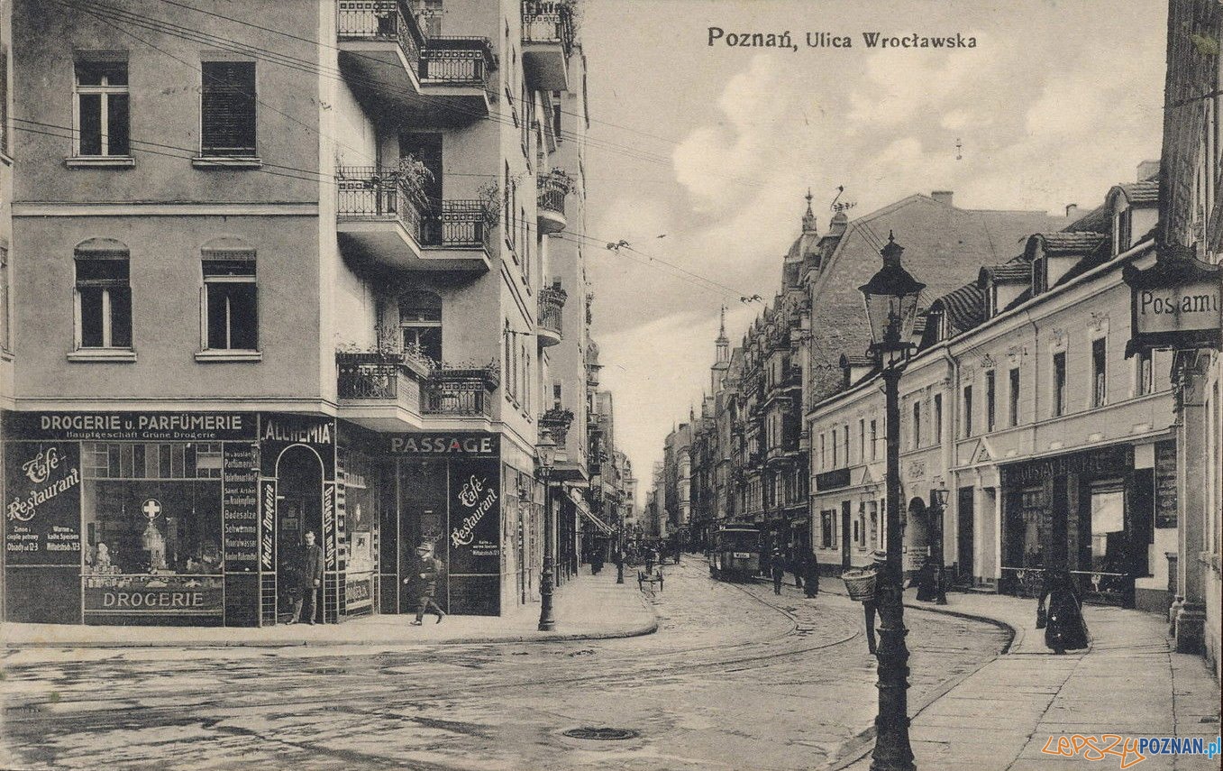 Wroclawska w 1917 r. Foto: Wroclawska w 1917 r. Foto: