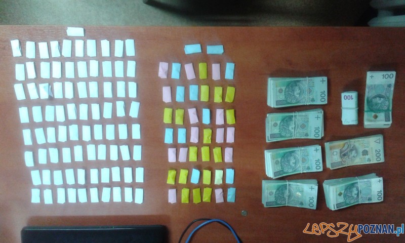 Narkotyki i zatrzymane pieniądze Foto: materiały policji Narkotyki i zatrzymane pieniądze Foto: materiały policji