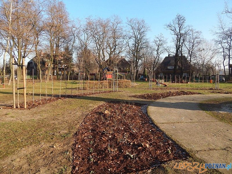 Trwa odnawianie Parku Siewcy  Foto: Urząd Miasta Lubonia