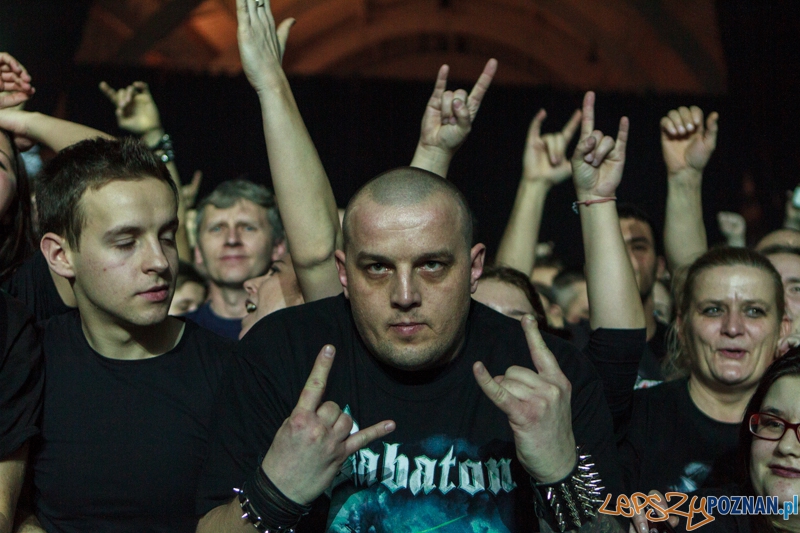 Koncert zespołu Sabaton - 20.01.2015 r. Foto: LepszyPOZNAN.pl / Paweł Rychter Koncert zespołu Sabaton - 20.01.2015 r. Foto: LepszyPOZNAN.pl / Paweł Rychter