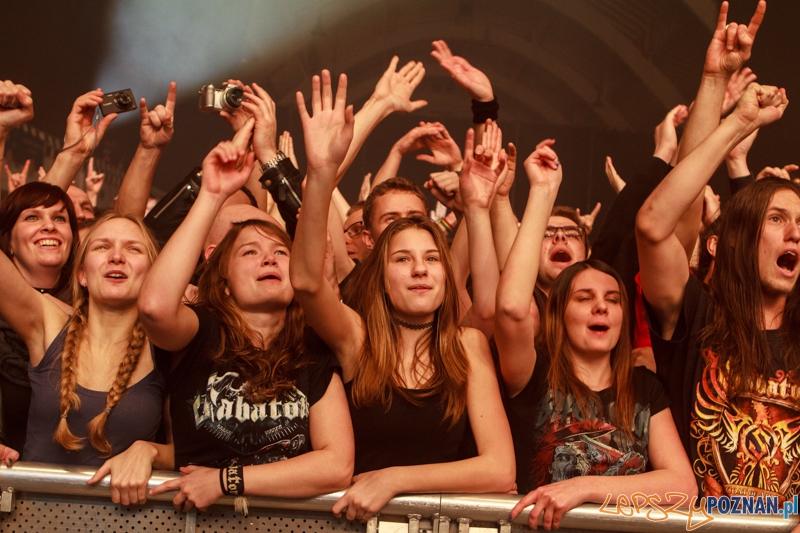 Koncert zespołu Sabaton - 20.01.2015 r. Foto: LepszyPOZNAN.pl / Paweł Rychter Koncert zespołu Sabaton - 20.01.2015 r. Foto: LepszyPOZNAN.pl / Paweł Rychter