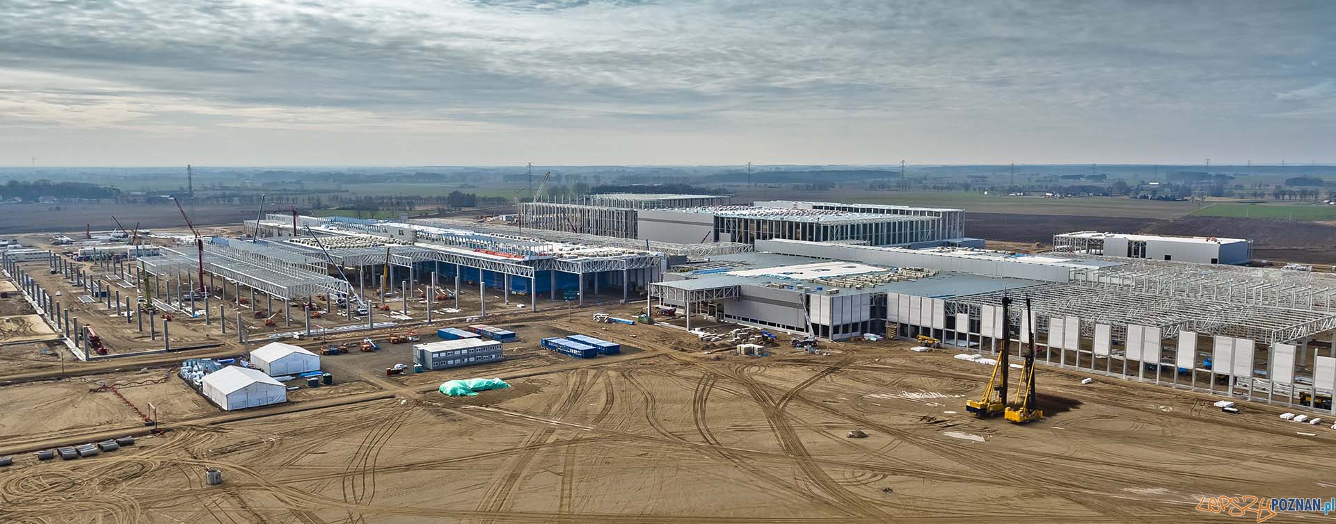 Budiowa fabryki Volkswagena pod Wrześnią (4) Foto: Budiowa fabryki Volkswagena pod Wrześnią (4) Foto: